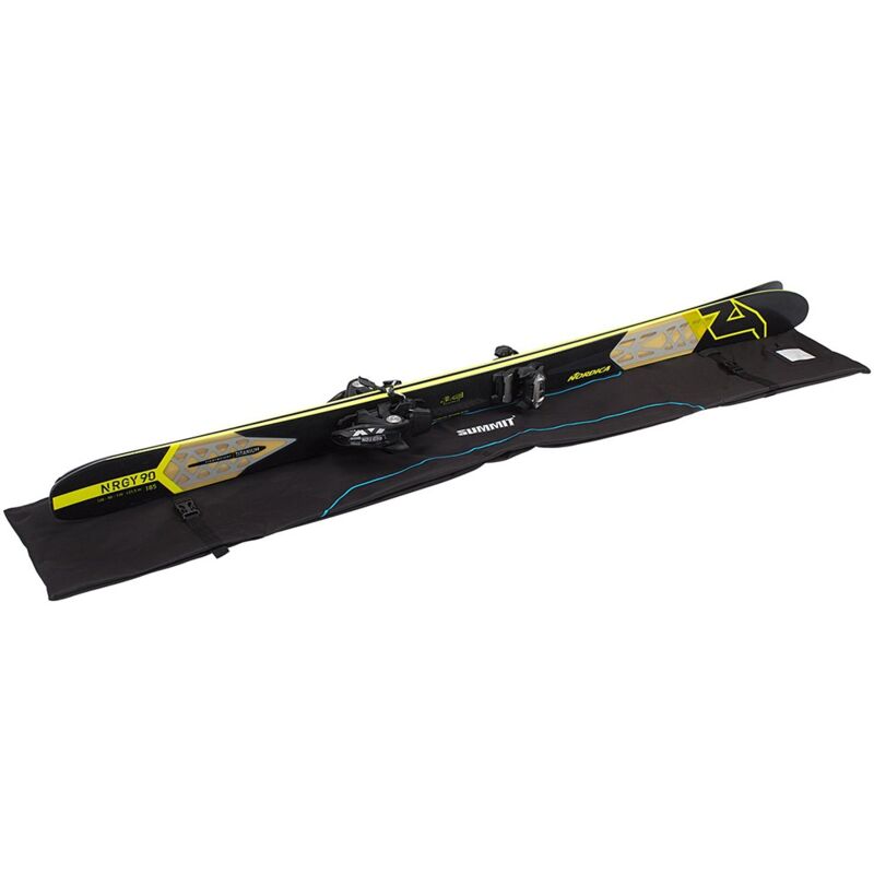 foto del prodotto borsa da sci idrorepellente grande 190x40x31 cm nero blu