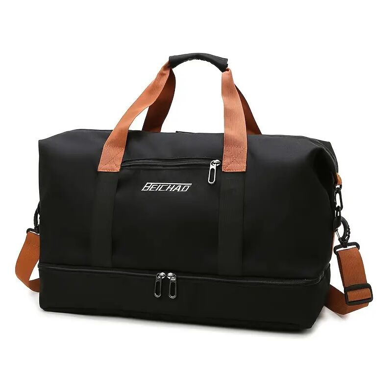 foto del prodotto borsa da viaggio di grande capacità, borsa da trekking per il tempo libero all'aria aperta, adatta per donne, fitness, yoga, fine settimana durante la notte