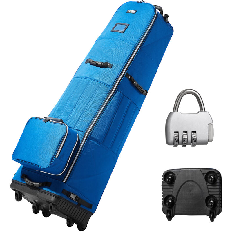 foto del prodotto borsa da viaggio per golf, custodia morbida da viaggio per golf allaperto, resistente poliestere oxford 1200d, impermeabile, resistente allusura,