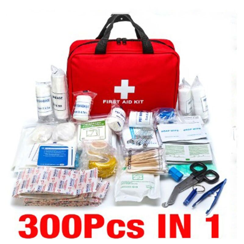 foto del prodotto borsa di emergenza per kit di pronto soccorso completo da 300 pezzi per kit di pronto soccorso sos