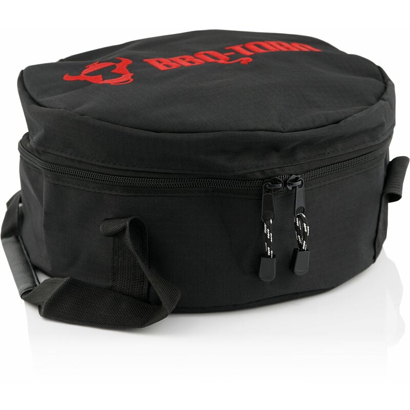 foto del prodotto borsa di trasporto per forno olandese da 4,5 qt borsa di stoccaggio nero bbq toro
