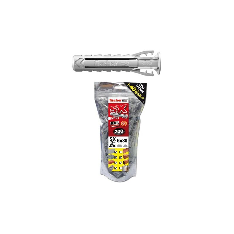 foto del prodotto borsa fischer 240 e tappo nylon sx plus 6 x 30 568725