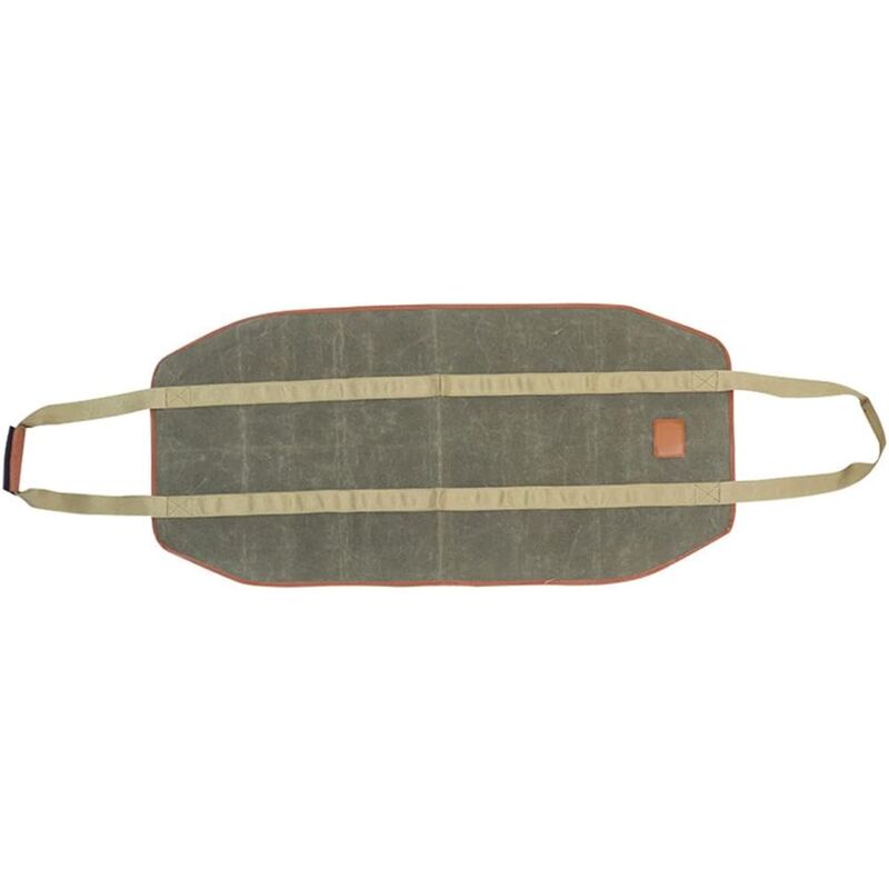 foto del prodotto borsa grande in tela per la legna da ardere, borsa per la legna da ardere, borsa in tela cerata
