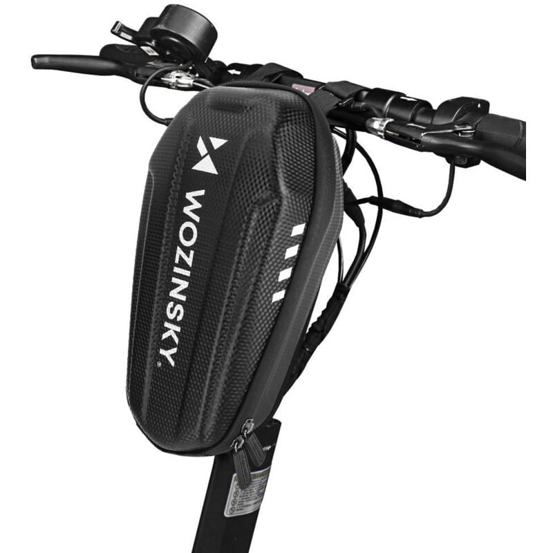 foto del prodotto borsa impermeabile per manubrio scooter borsa scooter 3l nero