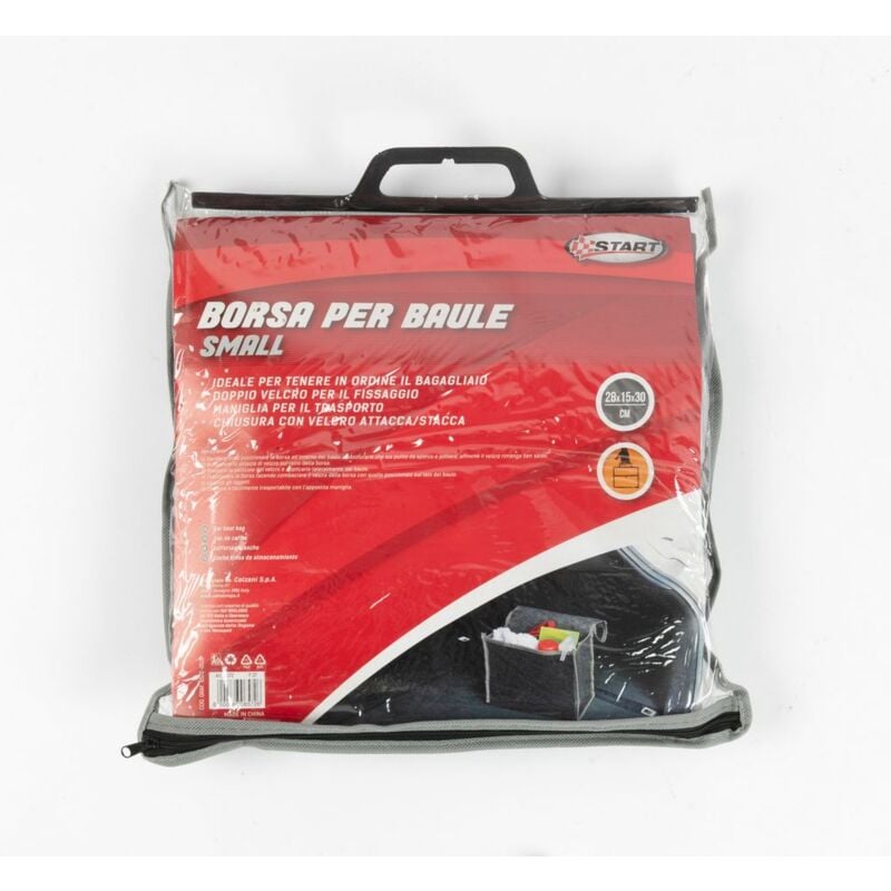 foto del prodotto borsa per baule modello small auto con doppio velcro