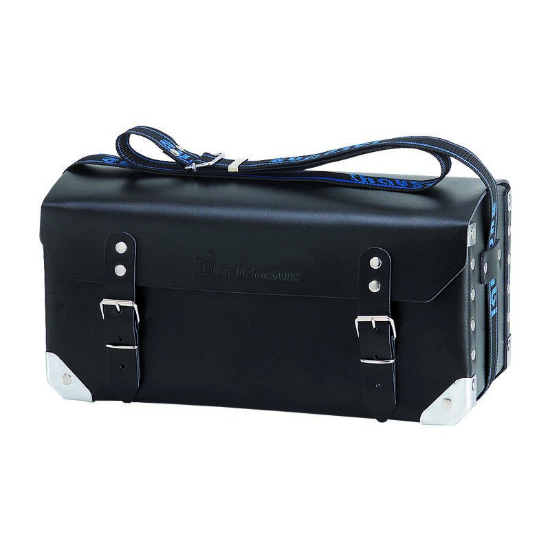 foto del prodotto borsa per idraulici in vero cuoio nero made in italy idrhaus