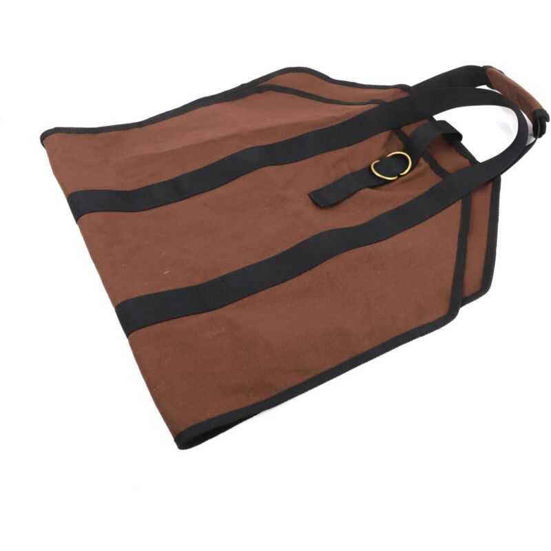 foto del prodotto borsa per la legna da ardere, borsa in tela per il trasporto della legna da ardere, accessori per caminetti, borsa per il trasporto della legna da