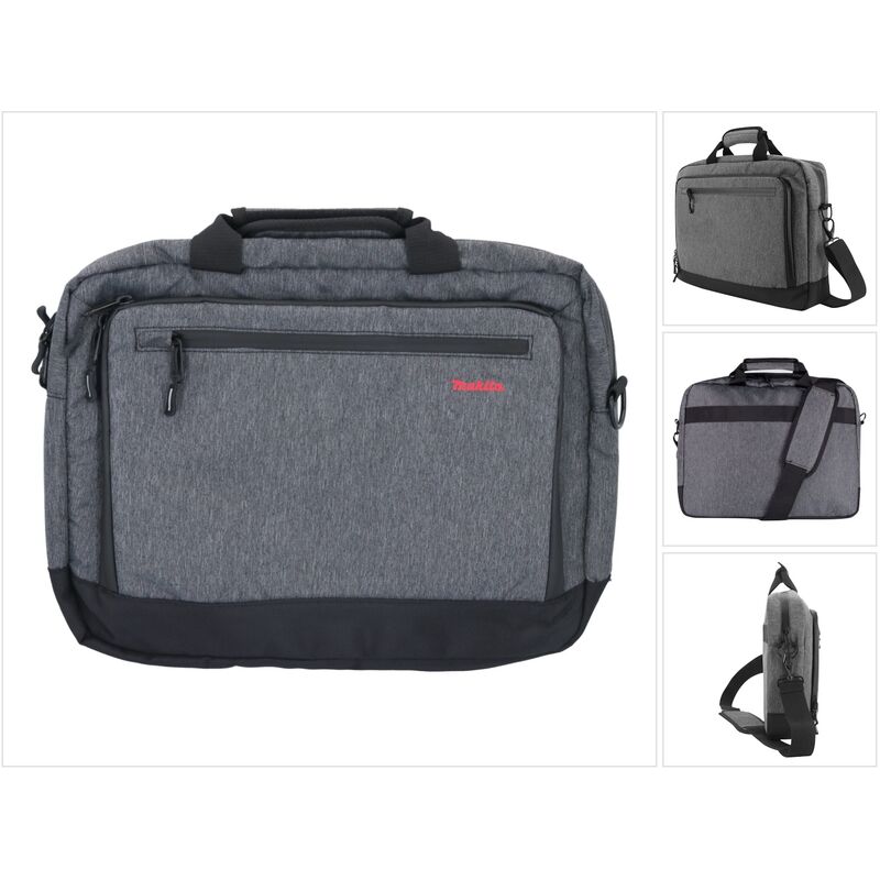foto del prodotto borsa per laptop clique 15 040221 con logo makita 42 x 33 x 9 cm 12,5 l antracite