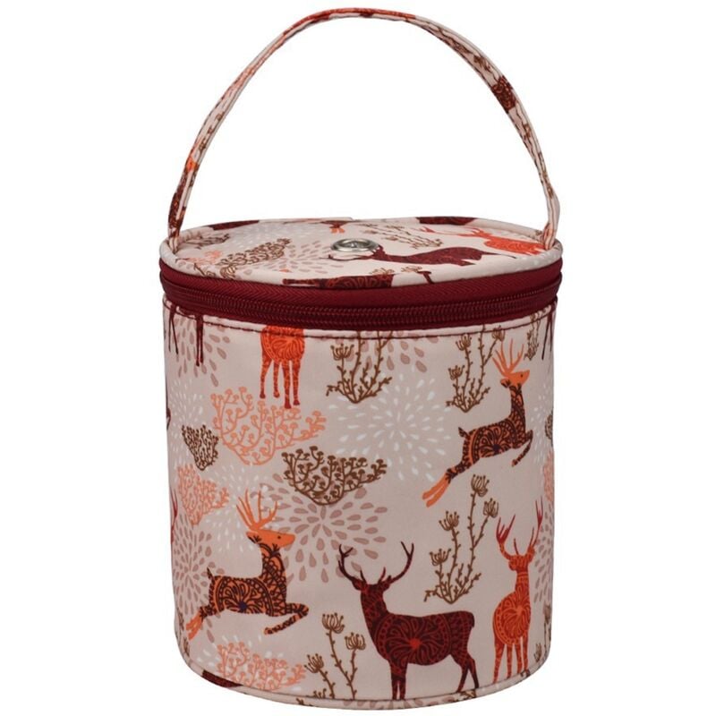 foto del prodotto borsa per lavoro a maglia, borsa per riporre il filato, borsa tote, borsa portaoggetti portatile, borsa per uncinetto per filato, trasporto di