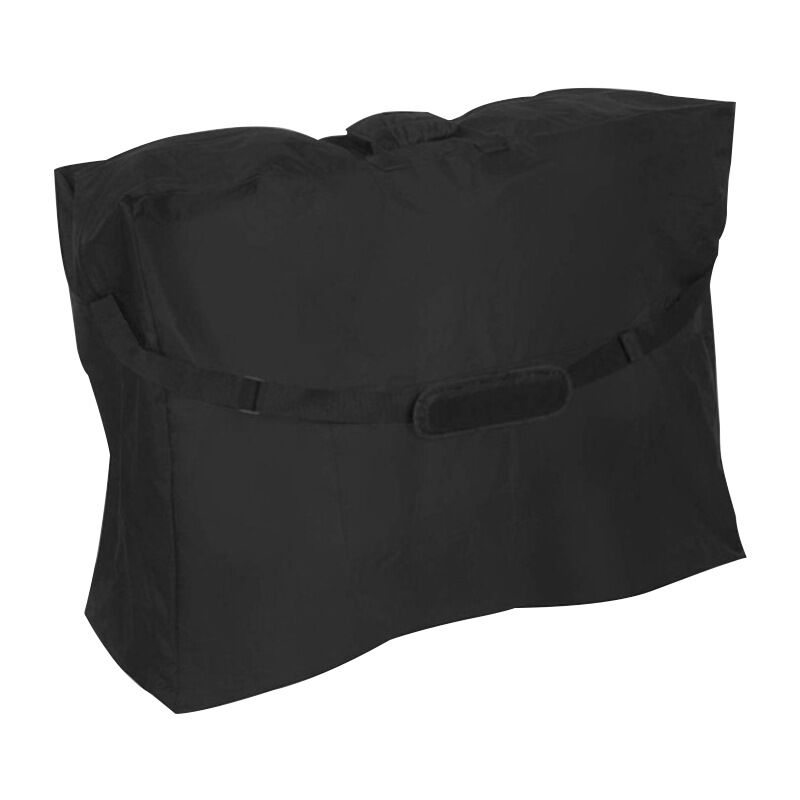 foto del prodotto borsa per sedia a rotelle, borsa da viaggio pieghevole nera per sedia a rotelle universale, grande capacit , impermeabile per esterni sollbry