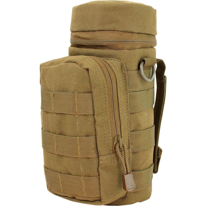 foto del prodotto borsa per tazza d acqua, borsa portatile leggera h2o borsa per tazza d acqua coyote brown