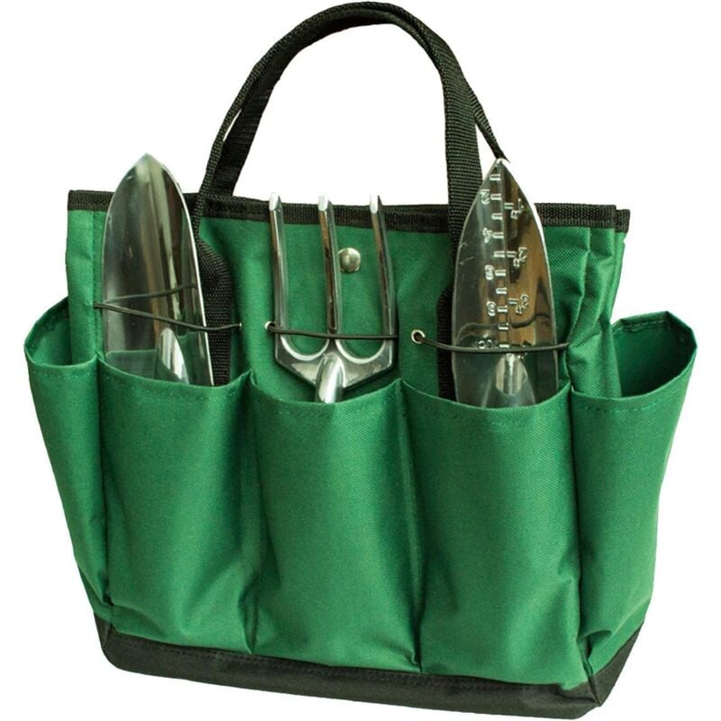 foto del prodotto borsa porta attrezzi da giardinaggio, borsa da giardinaggio, borsa porta attrezzi da giardinaggio multitasche, borsa organizer compatta per utensili