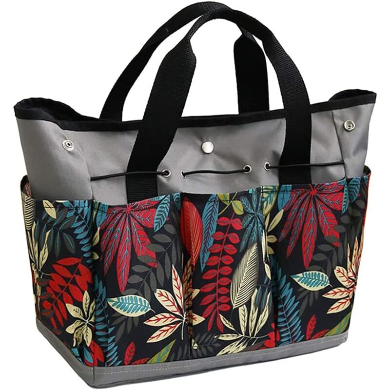 foto del prodotto borsa porta attrezzi da giardinaggio, borsa porta attrezzi da giardino in tessuto oxford, borsa porta attrezzi da giardino con 8 tasche esterne per
