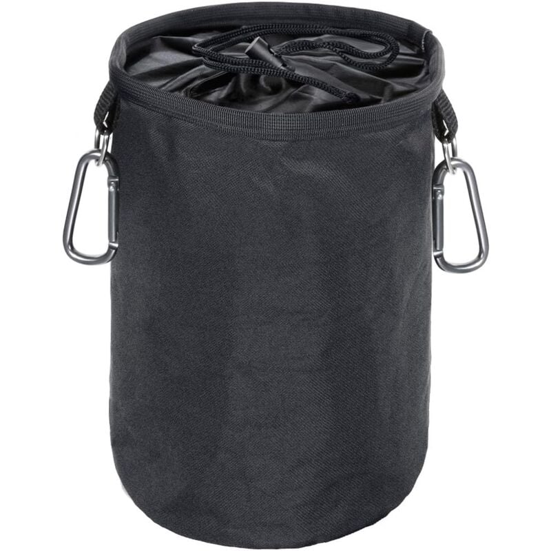 foto del prodotto borsa porta mollette extra large con 2 ganci 30x20x20cm che contiene fino a 150 mollette, in tessuto resistente alle intemperie e alla corrosione.
