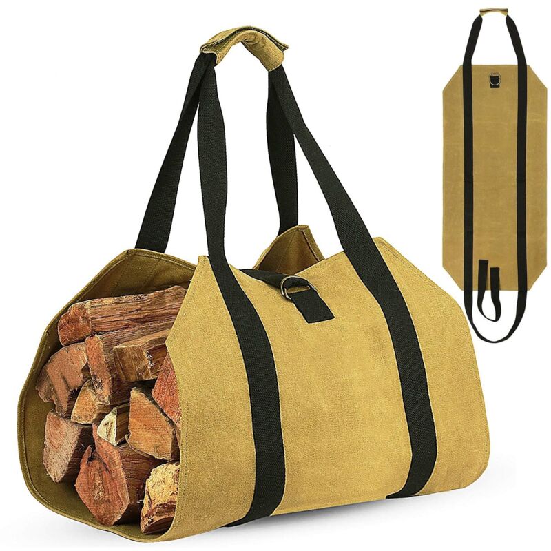 foto del prodotto borsa porta tronchi resistente all acqua, borsa per tronchi, pieghevole, portatile, resistente all usura, impermeabile, con maniglia antiscivolo,