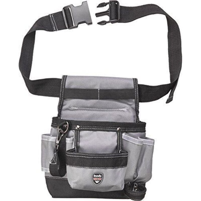 foto del prodotto borsa porta utensili a cintura 8 scomparti l 190x210x85 mm - professionale - kwb