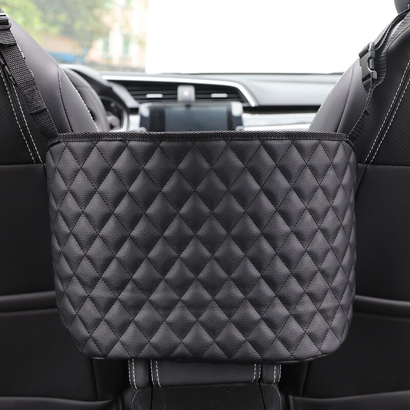 foto del prodotto borsa portaoggetti con tasca in rete per auto bebusingoto