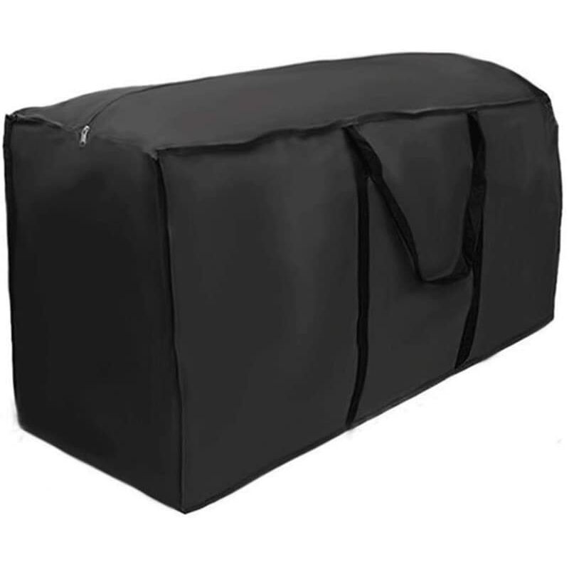 foto del prodotto borsa portaoggetti per cuscini da giardino nera, impermeabile, per esterni, per cuscini da giardino, 173 76 51 cm sollbry