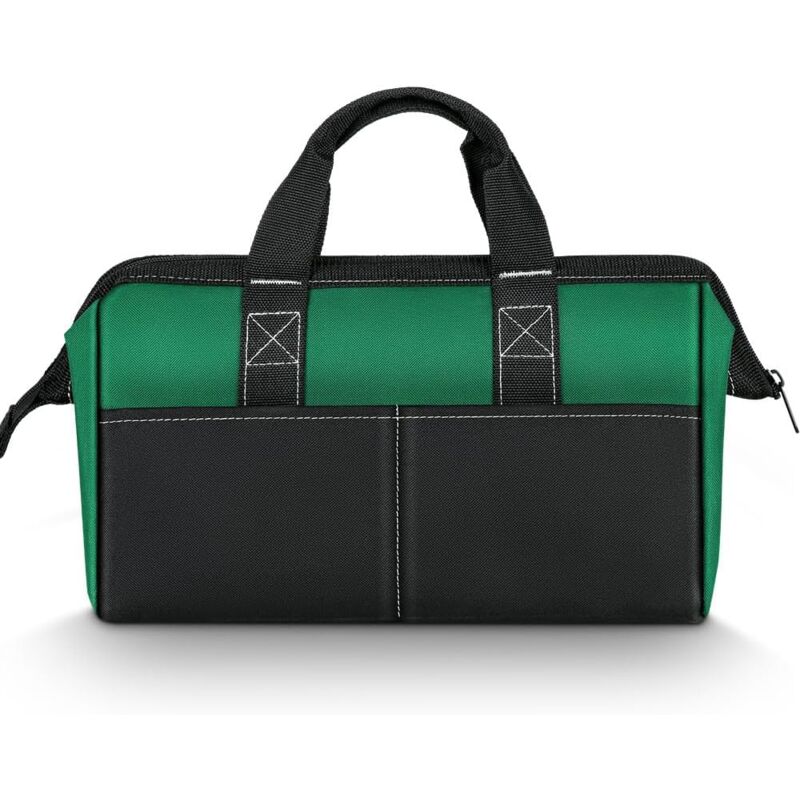 foto del prodotto borsa portautensili da 15 pollici, 37 x 21 x 26 cm, borsa portautensili compatta, nylon 1680 denari resistente, ideale per amanti del fai da te e