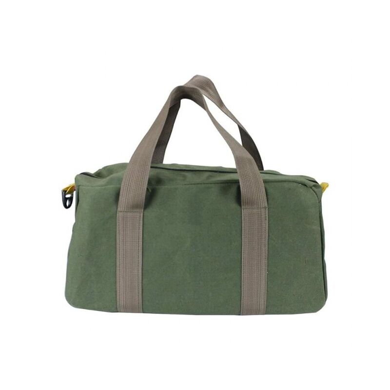 foto del prodotto borsa portautensili da 28x12x17cm verde da 12 pollici, borsa portautensili per impieghi gravosi, piccola borsa multiuso, borsa portautensili per