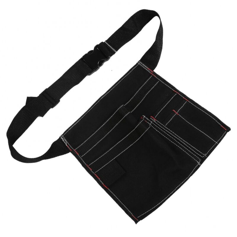 foto del prodotto borsa portautensili in tela con fibbia per carpentiere, elettricista, tuttofare bebusingoto