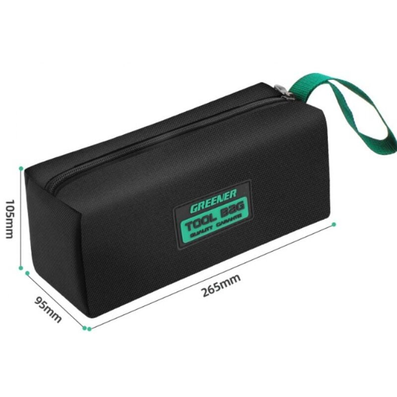 foto del prodotto borsa portautensili per elettricista impermeabile, grande capacit , resistente all usura, ampia apertura per la lavorazione del legno bebusingoto