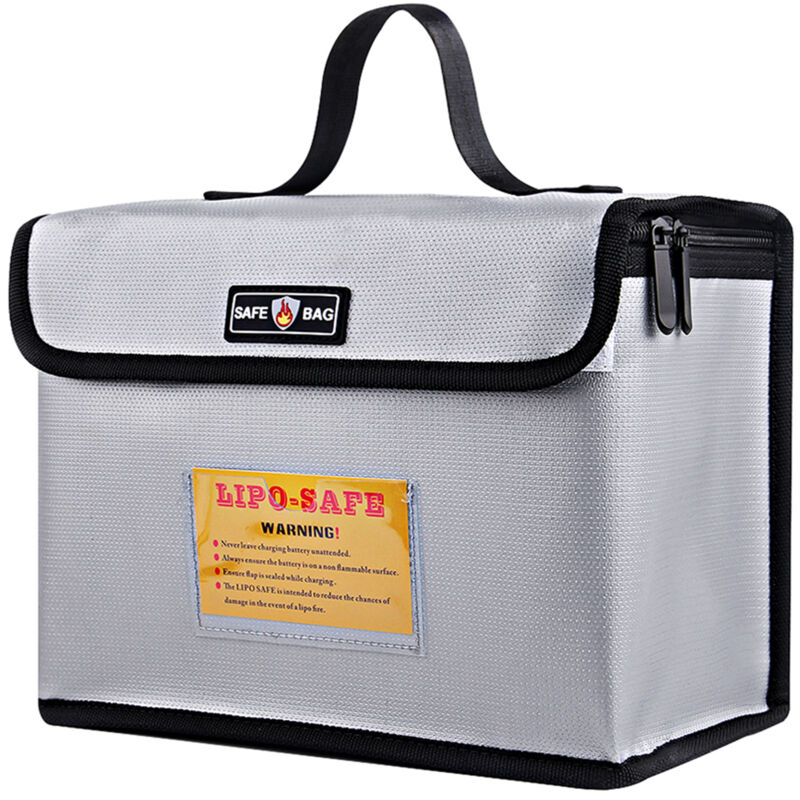 foto del prodotto borsa sicura di protezione della batteria lipo portatile ignifuga e antideflagrante grande spazio di archiviazione per e ricarica con custodia a