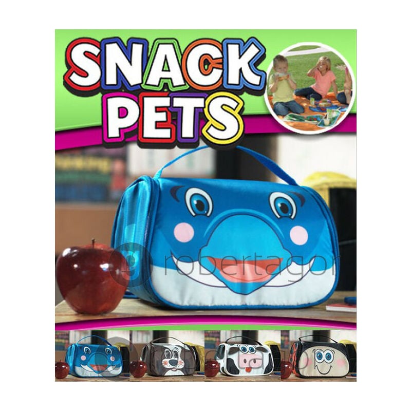 foto del prodotto borsa termica e mattonella ghiaccio snack pets cibi 7 ore bambini pic nic pranzo