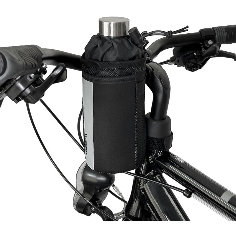 foto del prodotto borsa termica per borraccia per bicicletta o scooter, 1 l, nera