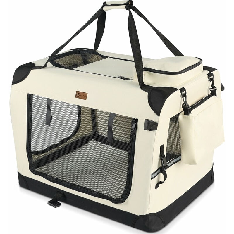 foto del prodotto borsa trasportino per cani xl beige vounot