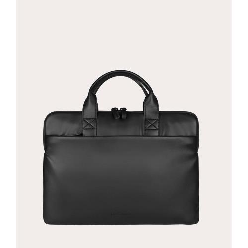 foto del prodotto borsa tucano isotta superslim 13,3 14, nero, in morbido pu effetto pelle bsiso1314 bk