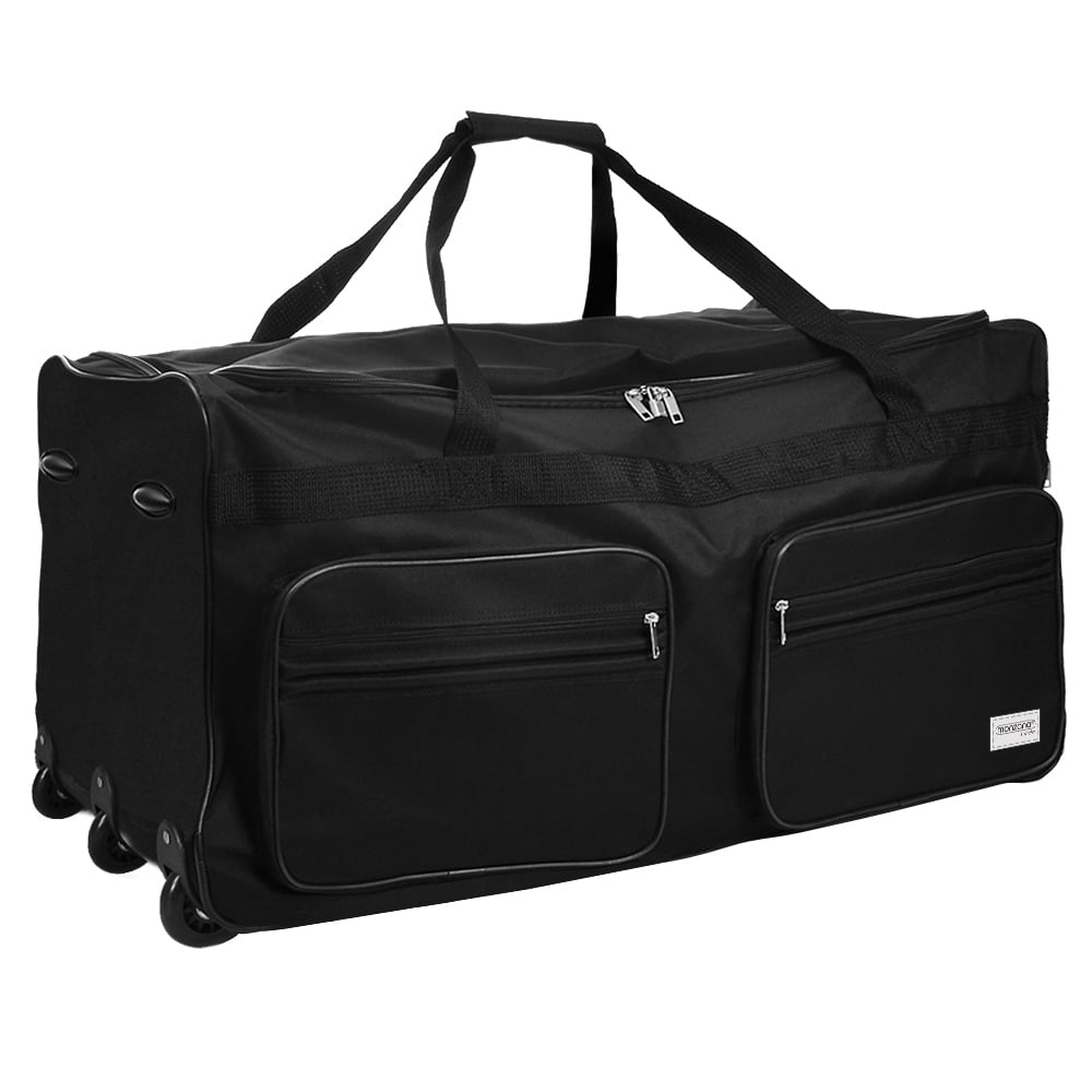 foto del prodotto borsone trolley da viaggio xxl nero 160l