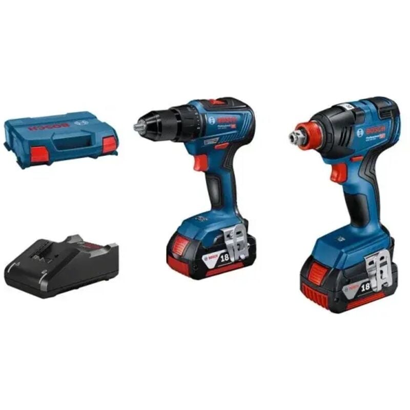 foto del prodotto bosch 06019j2208 kit due avvitatori brushless 18 v con batterie
