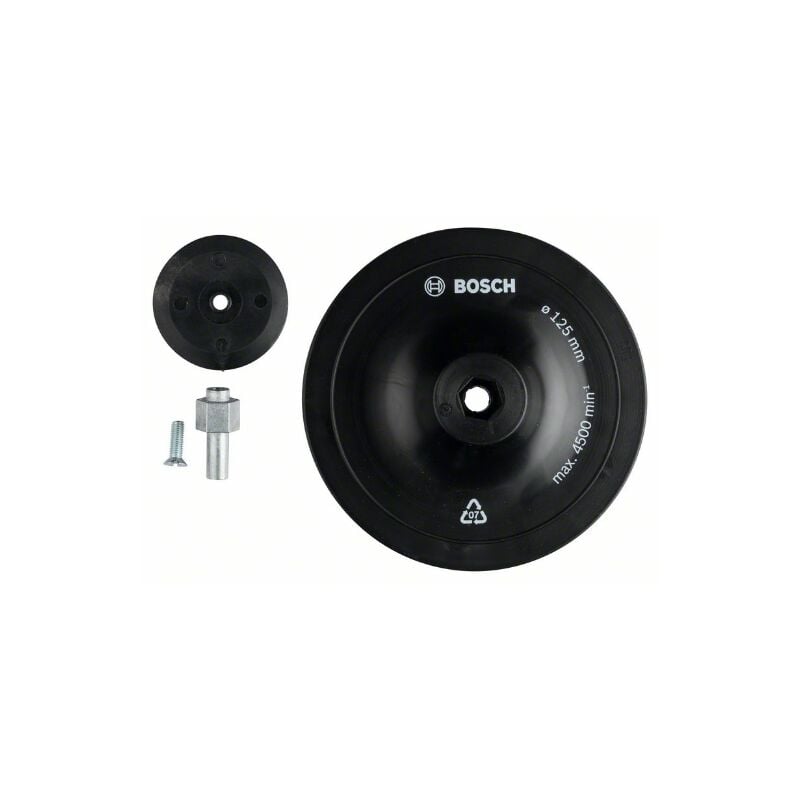 foto del prodotto bosch 1 609 200 240 de piastra in gomma 125 mm, 8 mm confezione de 1 