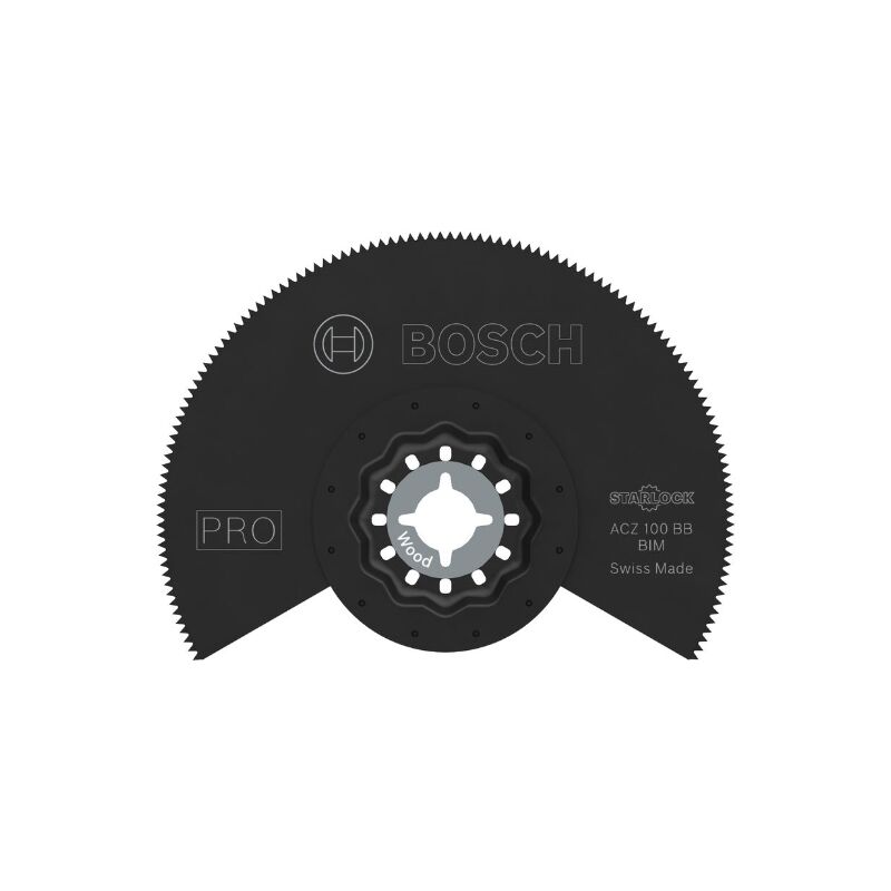 foto del prodotto bosch 10x lama multiutensile pro multi materiale acz 100 bb per vinile laminato massiccio, pvc, legno con chiodi, 100 mm, accessori professionali