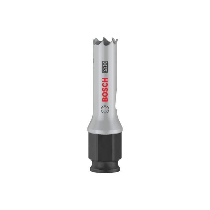 foto del prodotto bosch 1x crown saw pro multi material power change plus per legno dolce, cartongesso, 14 mm, foratura con accessori professionali 