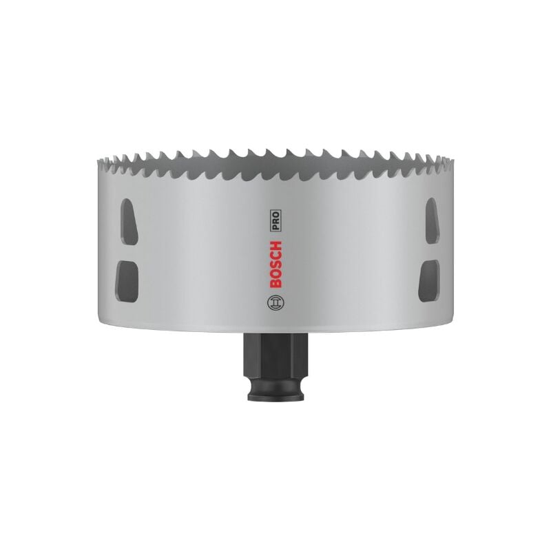 foto del prodotto bosch 1x crown saw pro multi material power change plus per legno tenero, cartongesso, 108 mm, accessori professionali per foratura 