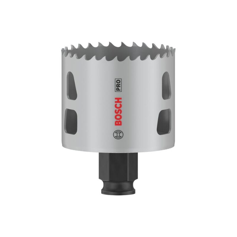 foto del prodotto bosch 1x crown saw pro multi material power change plus per legno tenero, cartongesso, 57 mm, accessori professionali per foratura 