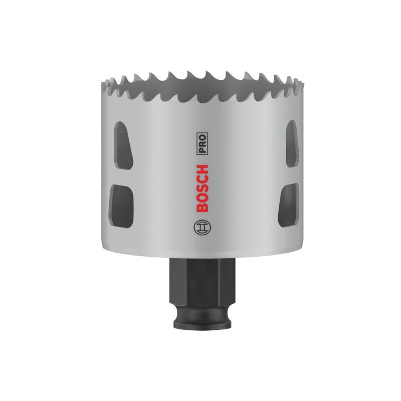 foto del prodotto bosch 1x crown saw pro multi material power change plus per legno tenero, cartongesso, 60 mm, foratura con accessori professionali 