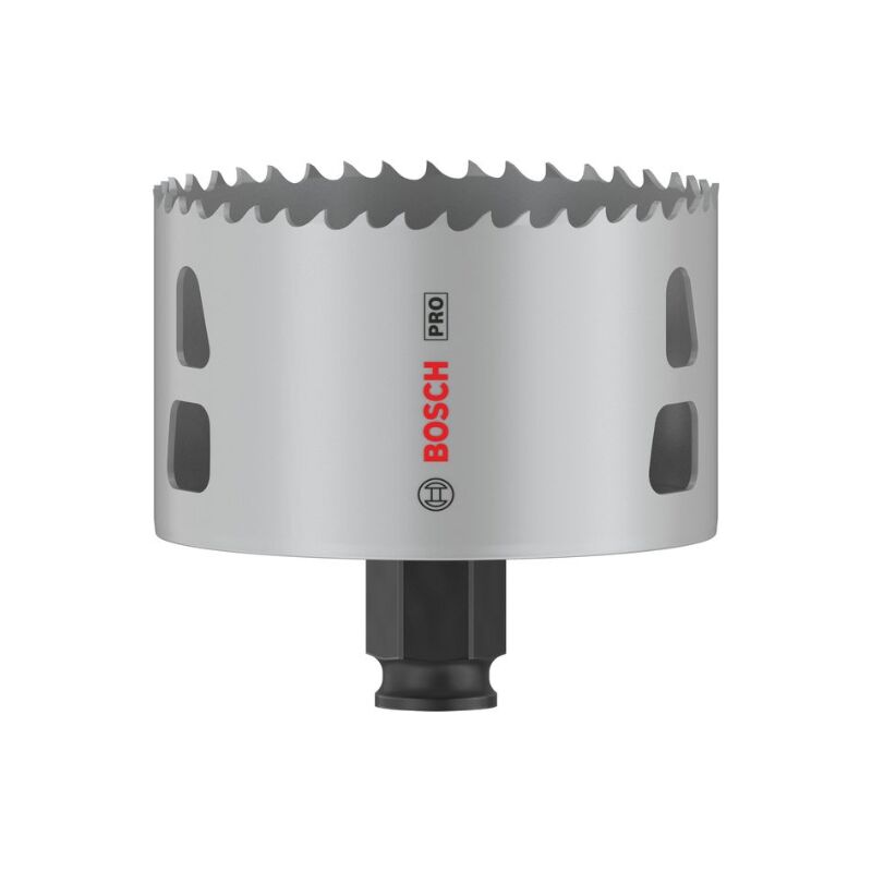 foto del prodotto bosch 1x crown saw pro multi material power change plus per legno tenero, cartongesso, 79 mm, accessori professionali per foratura 