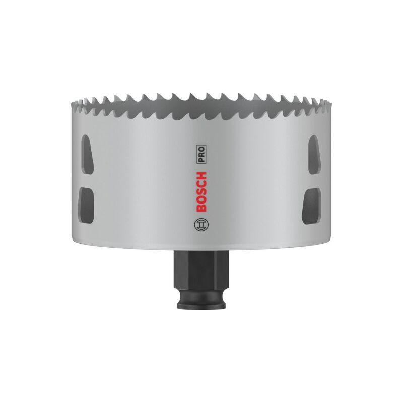 foto del prodotto bosch 1x crown saw pro multi material power change plus per legno tenero, cartongesso, 92 mm, accessori professionali per foratura 