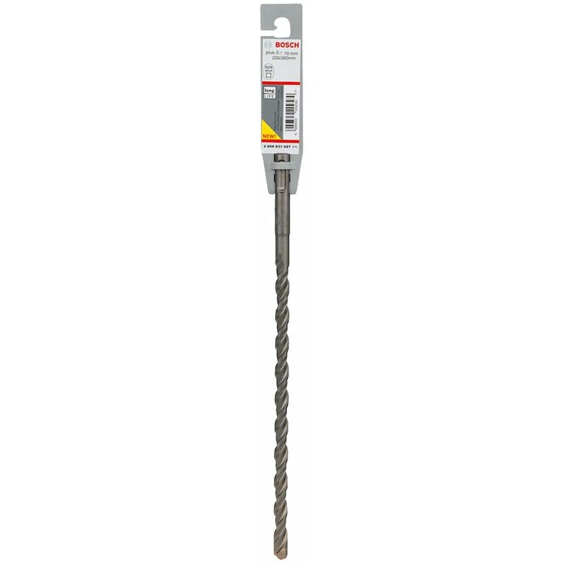 foto del prodotto bosch 1x punte per martelli sds plus 3 per calcestruzzo, 10 x 200 x 260 mm, accessorio martello perforatore 