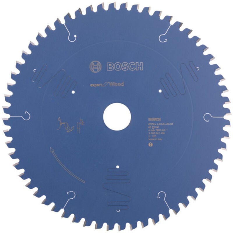 foto del prodotto bosch - 2 608 642 498 - lama de esperto per legno - 250 x 30 x 2,4 mm, 60 (confezione de 1)