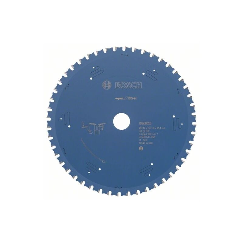 foto del prodotto bosch 2 608 643 058 expert per lama circolare in acciaio 230 x 25,4 x 2,0 mm, 48 