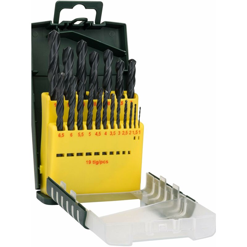 foto del prodotto bosch 2607017151 set 19 punte metallo hss r, 1 10 mm