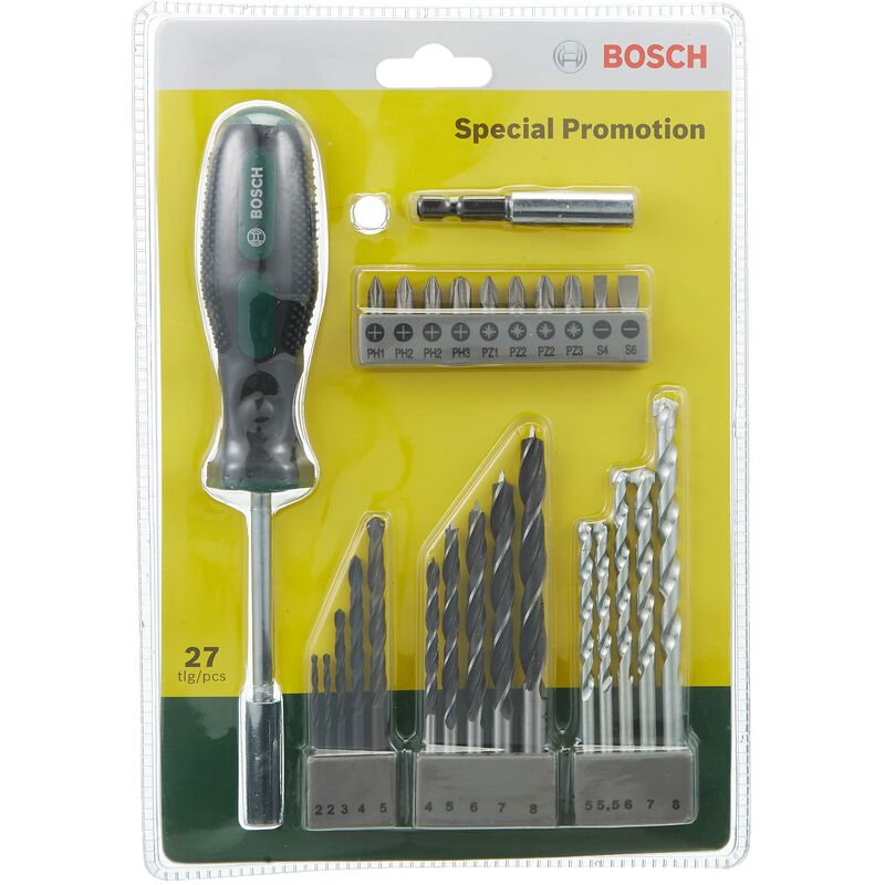 foto del prodotto bosch 2607017201 set di punte con cacciavite
