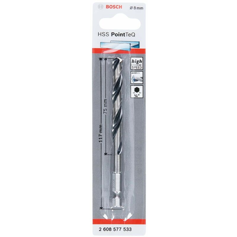 foto del prodotto bosch 2608577533 2608577533 hss punta esagonale per trapano a testa esagonale