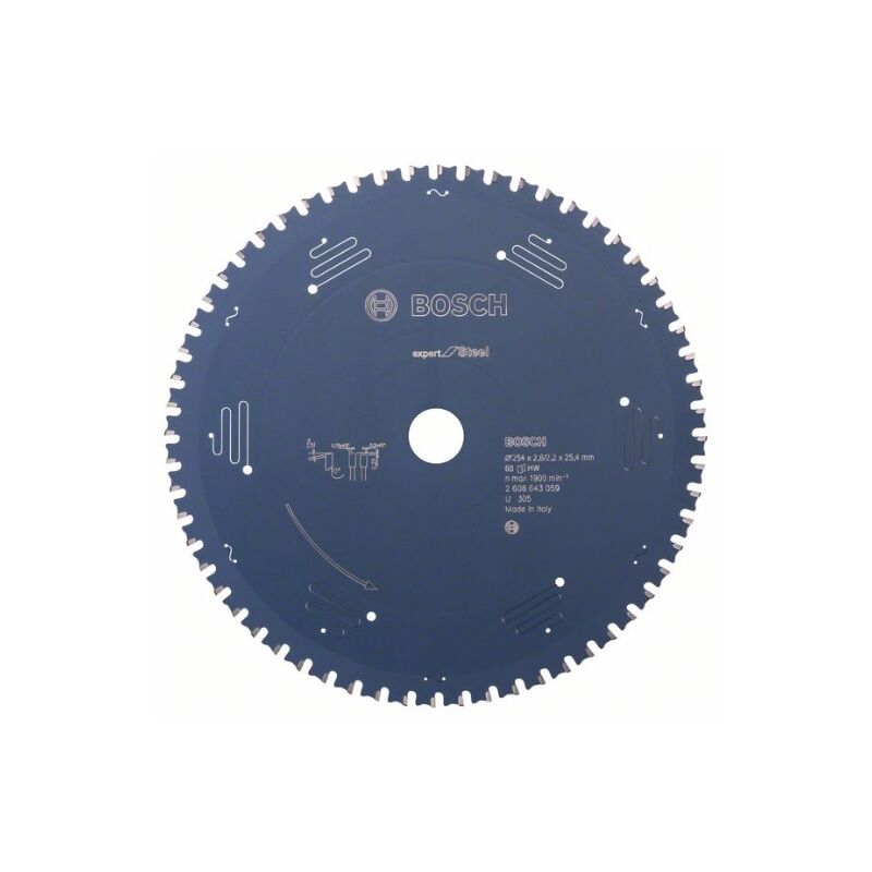 foto del prodotto bosch 2608643059 de lama circolare 25,4 cm 1 pz i 