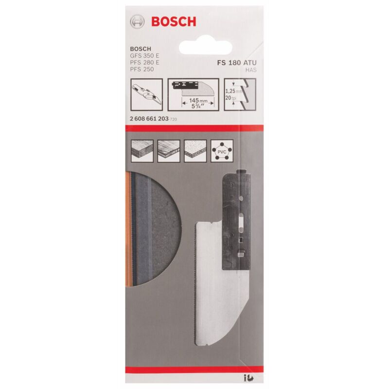 foto del prodotto bosch 2608661203 lama per macchina da taglio longitudinale fs 180 atu has, 145 mm, 1,25 mm