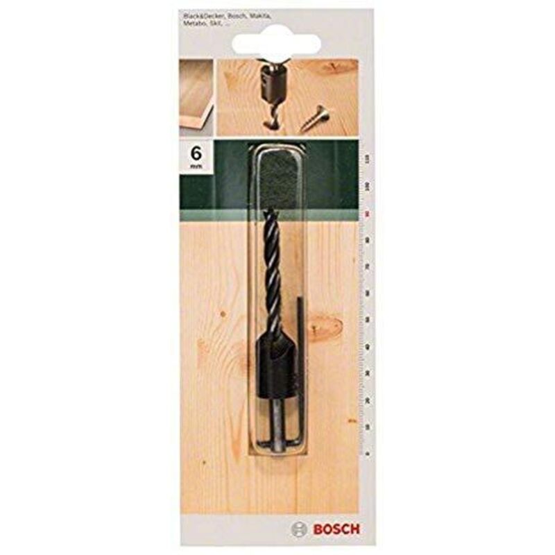 foto del prodotto bosch 2609255219 diy punta elicoidale per legno, con allargatore, 6 x 50 x 90, 90 